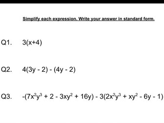 Algebra Simplifying + Guidance