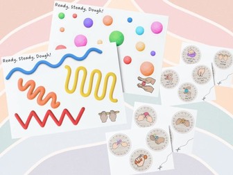 Fine Motor - Ready, Steady Dough! Play Dough Skill Mats