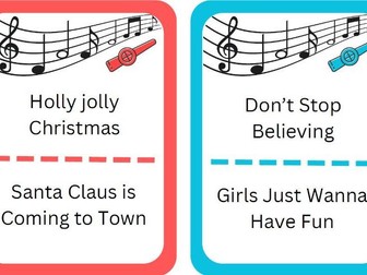 Kazoo Song Cards