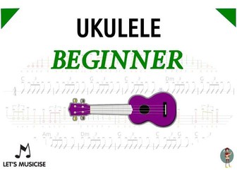 Ukulele Beginner Method for Primary School Classroom w. Tablatures/Chord Charts