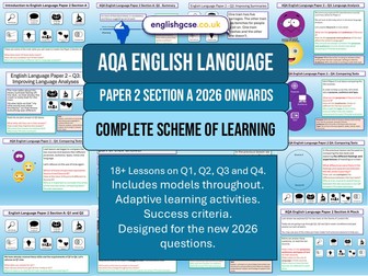 AQA English Language Paper 2 2026