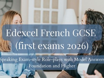 Edexcel French GCSE Role Plays Workbook (2026)