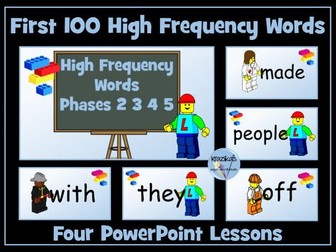 First Hundred High Frequency Words in Phase Order