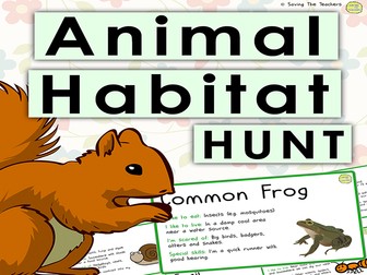 Animal Habitats Hunt Outdoor Activity