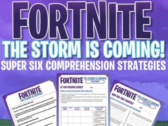 FORTNITE - Super Six Comprehension Strategies - Unit of Work