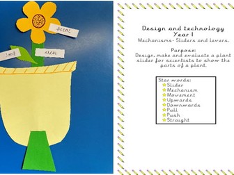Year 1 Design and Technology Project: Mechanisms- Sliders and levers