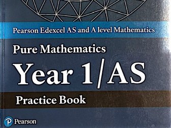 Pearson Edexcel A-level Maths Year 1 Practice Book Chapter 7 Algebraic Methods Sets A and B