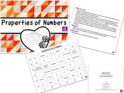 Properties of Numbers (Learning Grids)