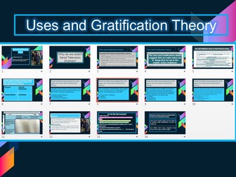 Uses and Gratification Theory Lesson