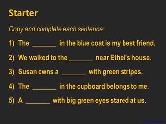 Prepositions & prepositional phrases