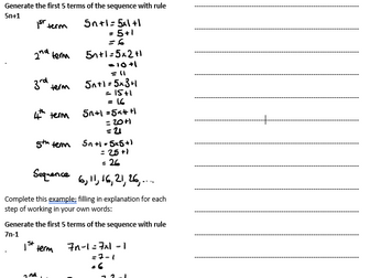 Generating Sequences Faded Examples