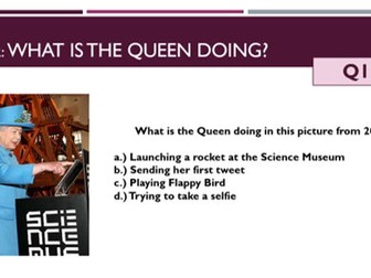 Queen Elizabeth II Platinum Jubilee Quiz (KS3/4)