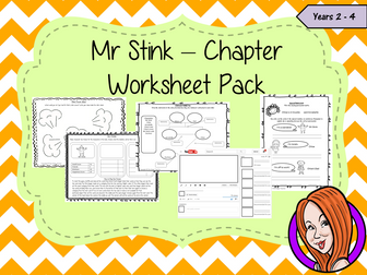  Mr Stink Worksheet Pack