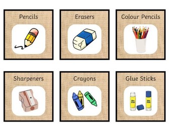Editable EYFS Classroom Labels