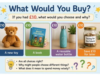 LKS2 Responsible Spending Lesson
