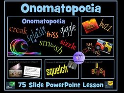 Onomatopoeia PowerPoint Lesson