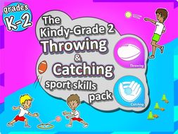 K-2 PE Sport - The Throw & Catch PE LESSONS Skill & Games Pack