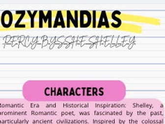 Overview of  Ozymandias