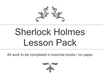 Home Learning - Sherlock 10 Lessons