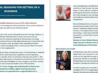 3.1.1 Entrepreneur Specification Notes AQA Business New Specification