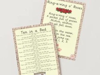 Rhyme of the Week Bundle