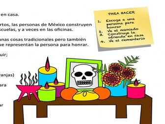 Day of the dead Full lesson with activities and PP