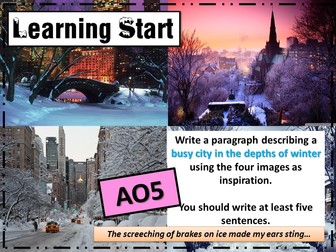 KS3 Descriptive Writing - Winter in the City