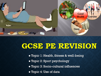 GCSE PE Edexcel (New spec) Paper 2 - Health and Performance REVISION powerpoint