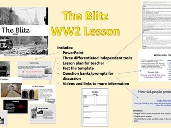 The Blitz - WW2 Lesson (with PowerPoint)