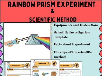 Rainbow Prism Experiment : STEM activities and Scientific Method
