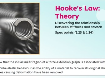 IGCSE Physics: Hooke's Law Theory | Edexcel Modular | Unit 1 | L15