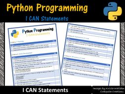 Python Programming - I CAN Statements