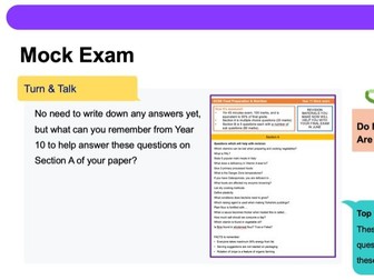 GCSE Food AQA 8585 Mock Exam 2024