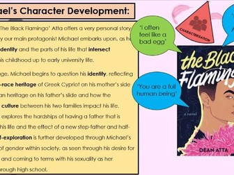 The Black Flamingo - L13: How does Michael’s Character Explore and Develop his Identity?