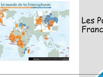 Research Project - French speaking countries