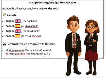 Year 7 Spanish – Mira 1 Unit 1, Chapter 5: En clase (Student + Teacher Copy)