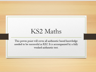 KS2 Parent Arithmetic Guide