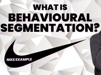 Behavioural Segmentation | Activity Worksheet and Video