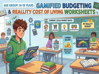 Gamified Budgeting & Reality Cost of Living