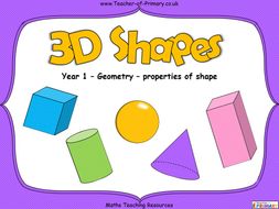 3d shapes year 1 teaching resources