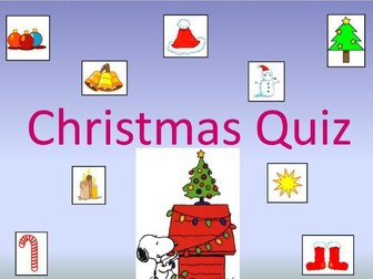 End Of Term Christmas Quiz - Four Parts