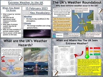 Extreme Weather In The UK