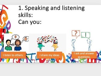 Reflection on presentation skills (KS1)