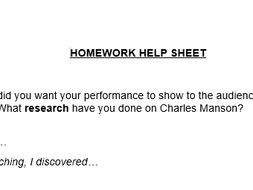 Drama coursework help