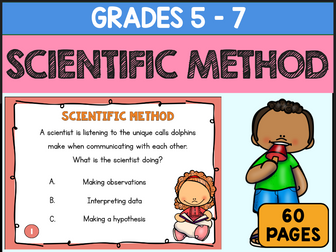 Scientific Method Task Cards Physical Science Review