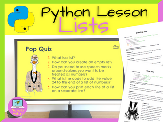 Python Lists Lesson