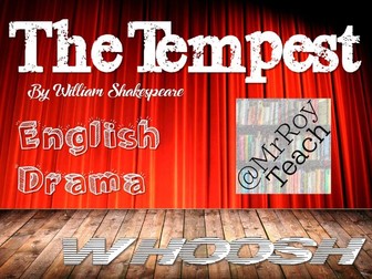 The Tempest - WHOOSH! English / Drama Activity Woosh