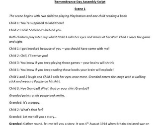 Remembrance Day Assembly Script