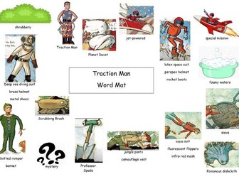 Traction Man Word Mat