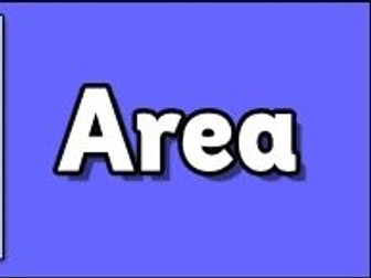 Counting area, multiplying area, area of compound shapes